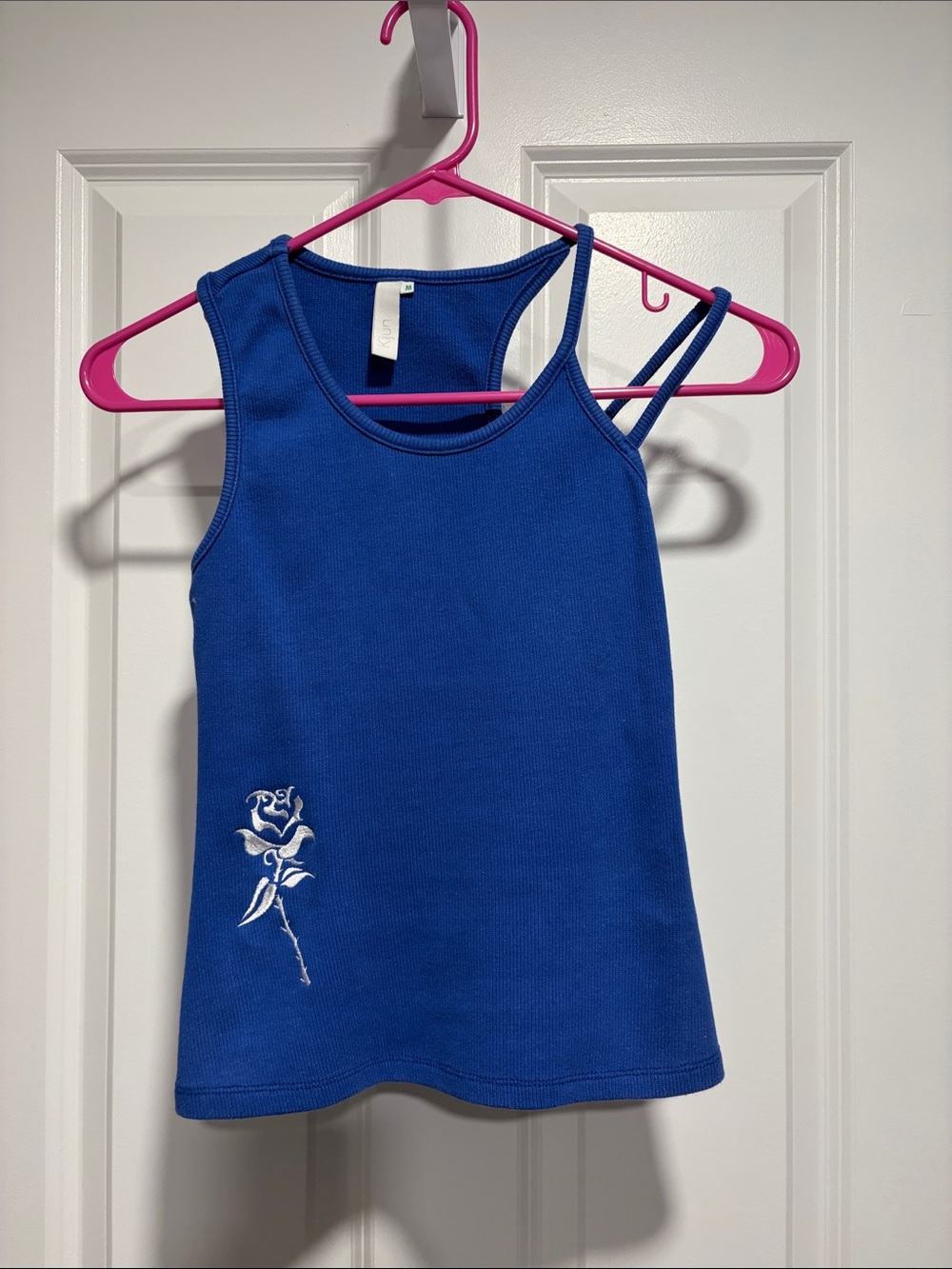 Kijun blue rose tank top